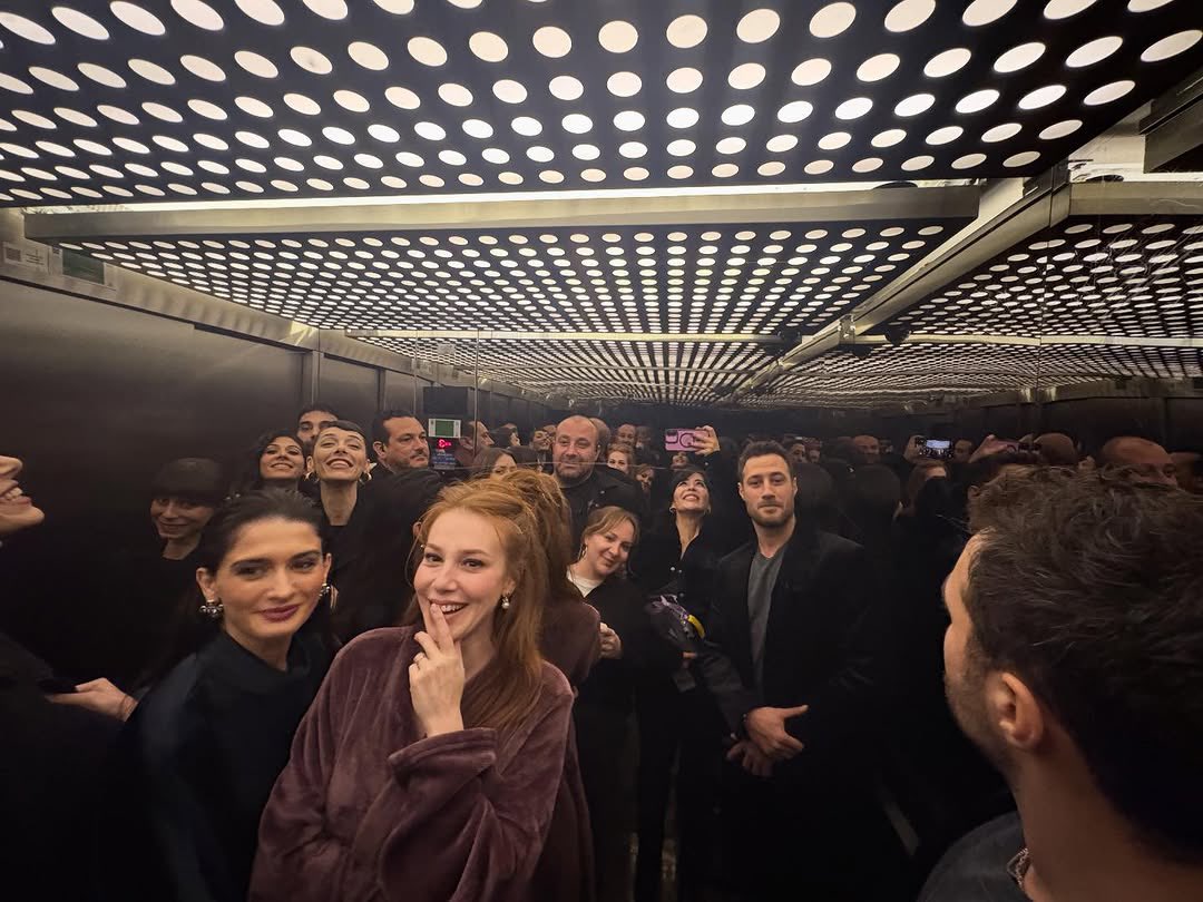 📺 Tutku Oyunları setinden #ElçinSangu ve Ozan Dolunay.