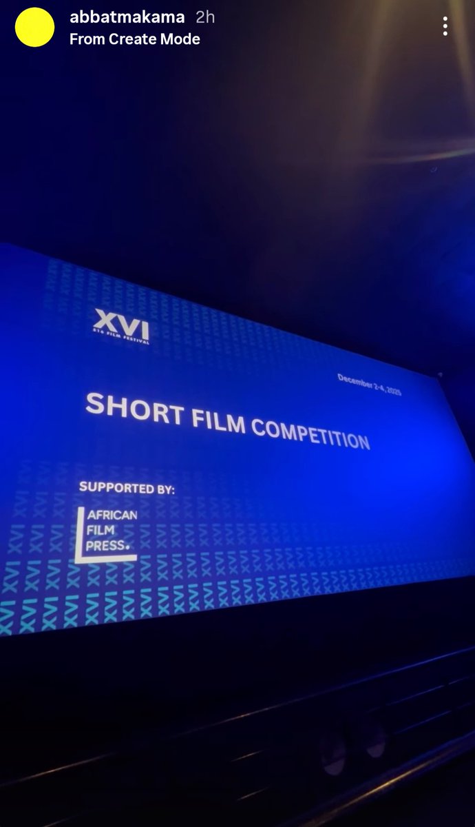 #AfricanFilmPress #AFP @ #S16FilmFestival #AFPCriticsPrize #Lagos #Nigeria