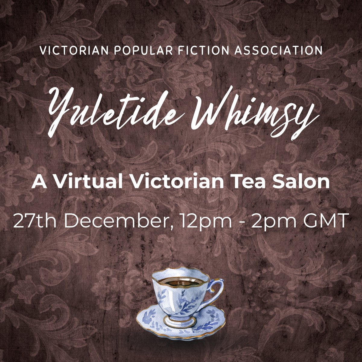 VPFA1's tweet image. Join us for our final Virtual Tea Salon of 2025! Continue the festivities by networking with fellow Victorianists. Christmas attire and festive drinks encouraged! ☃️❄️