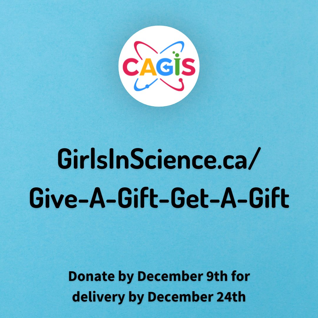 Canadian Association for Girls in Science (CAGIS) tweet media