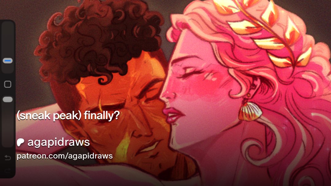 agapidraws's tweet image. 👀
#GreekMythology #Ares #Aphrodite #sneakpeak