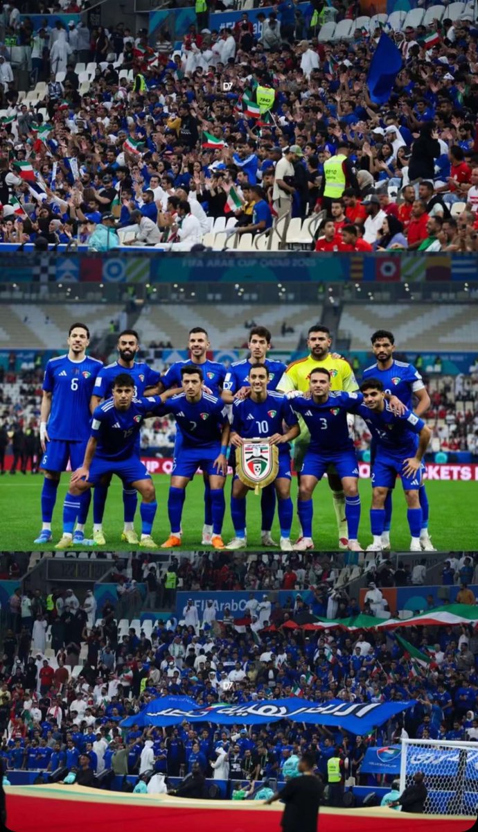 الحمدلله على كل حال .. كان طموحنا نفرحكم بالثلاث نقاط لكن الخيره في ما اختاره الله .. امامنا مباراتين مهمه ، نحتاج دعم جمهورنا الوفي وباذن الله نفرح بالتأهل 💙🇰🇼