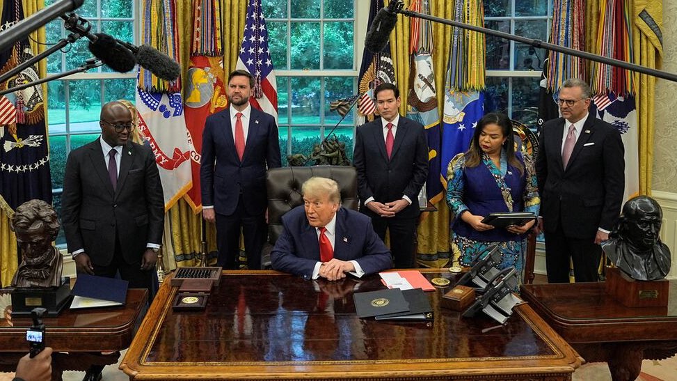 visegrad24's tweet image. Trump has repeatedly stated that he stopped 8 wars in the first year of his second term.

One of those is the conflict in the Great Lakes.

Here is the behind the scenes story of how Trump’s team brought Rwanda&apos;s and Congo’s top leaders to the White House to bring about peace.