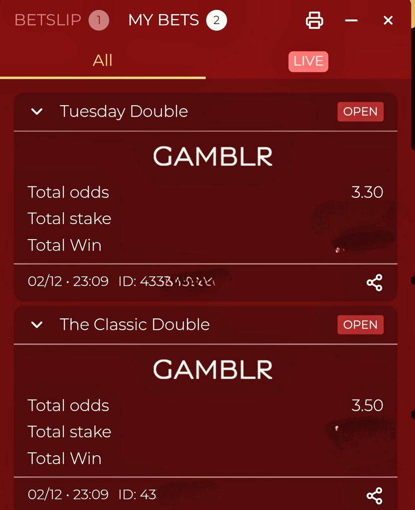 Placed my bets on tonight’s La Liga double Barcelona vs Atlético and Athletic Club vs Real Madrid.

Odds were looking too tempting to ignore so I locked it in.

Used <a href="/Gamblr_io/">Gamblr</a> for it and honestly the process was smooth and quick no delay, no friction.

Now it’s just vibes and