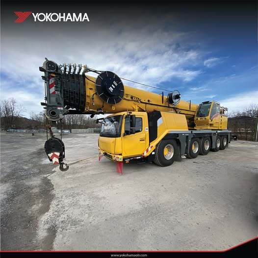 Lift your fleet’s performance with the 𝐘𝐨𝐤𝐨𝐡𝐚𝐦𝐚 𝐑𝐁𝟎𝟑 all-steel radial!

Built for mobile cranes, it delivers:

✔️ Extra-deep tread for long life
✔️ High-stiffness blocks for superior traction
✔️ Smooth ride &amp; unmatched stability

Strong, durable, reliable.