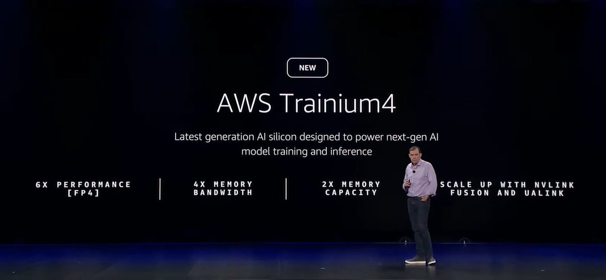 AsteraLabs's tweet image. AWS’s commitment to UALink reinforces the future of open, interoperable AI infrastructure. UALink provides a memory semantic, low latency, high bandwidth scale-up AI fabric. We are proud to work alongside AWS and industry leaders in advancing #UALink technology.
 
#reInvent