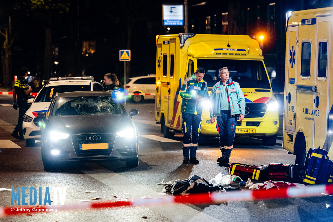 Zwaargewonde voetganger na aanrijding op Krispijnseweg in Dordrecht