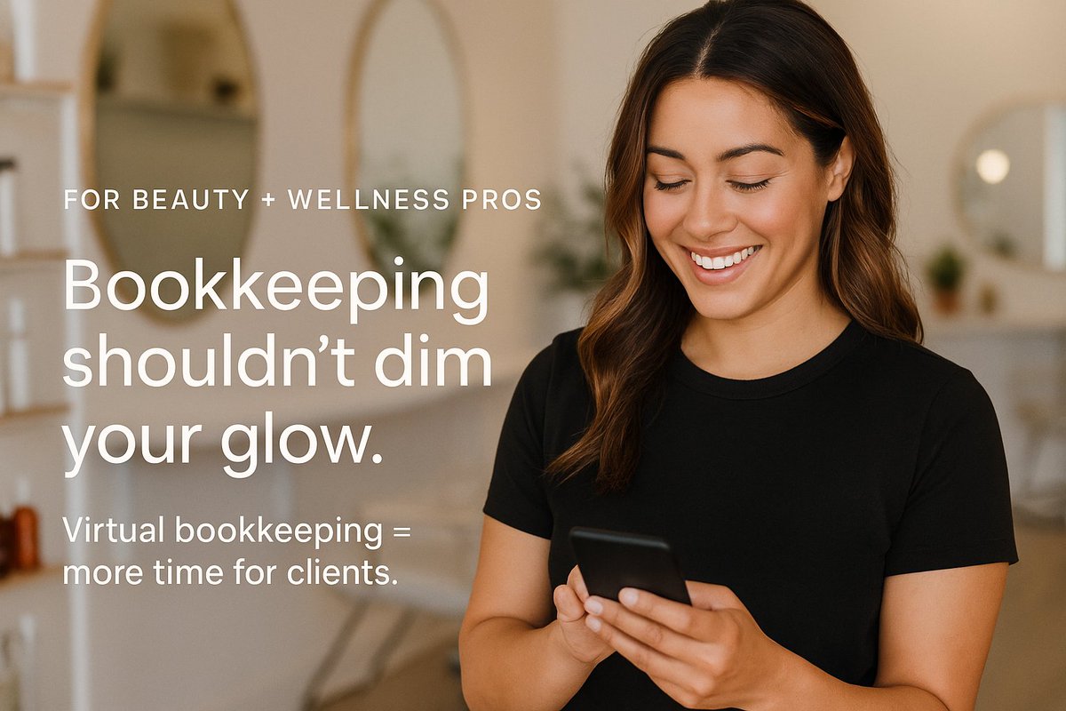 talk2cc's tweet image. Beauty + wellness pros: if bookkeeping slows you down, virtual bookkeeping can be your backstage MVP.
Less admin, clearer cash flow, smarter decisions.
Ready to free up time for clients?
Discover the benefits! &amp;gt; na2.hubs.ly/H02kxt_0
#accountingontuesday #completecontroller