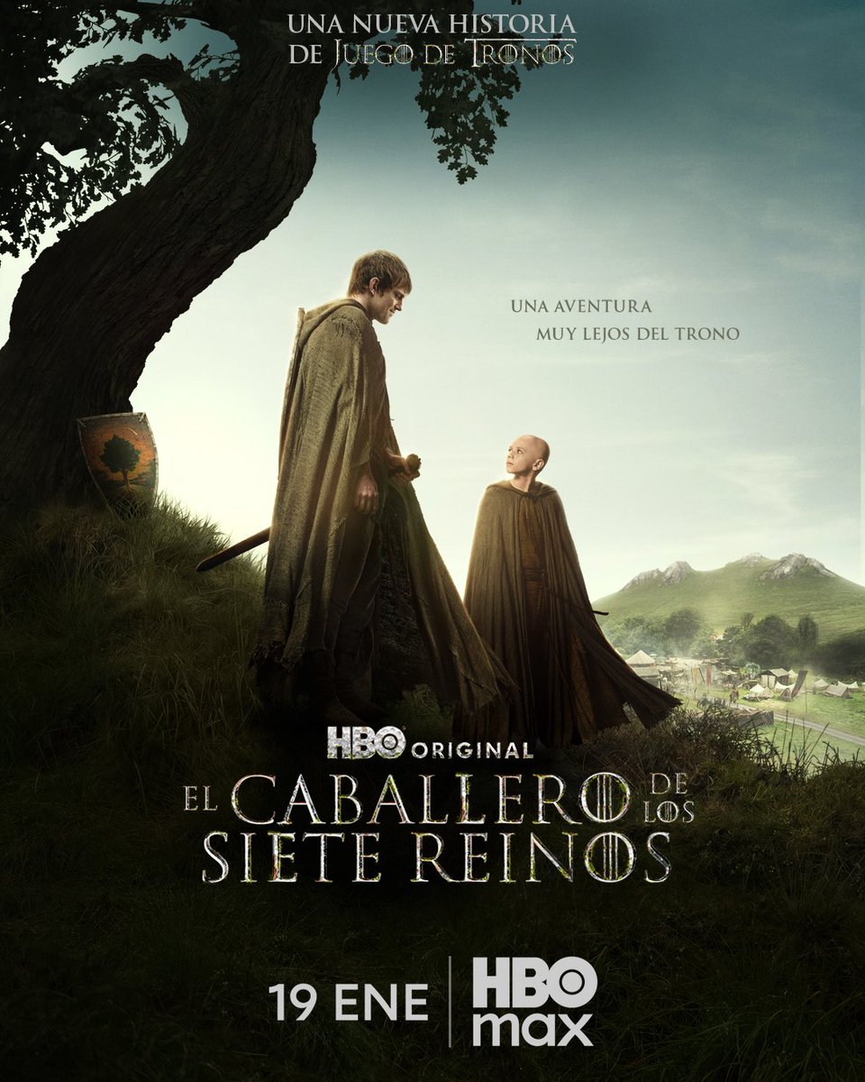 Nuevo póster precioso de 'EL CABALLERO DE LOS SIETE REINOS'.
¿Tienes ganas? ⚔️

Estreno el 19 de enero en #HboMax.