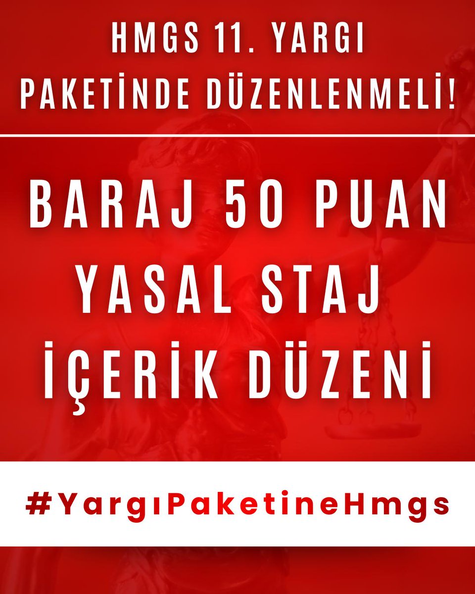 yagmurty7's tweet photo. EMEKLERİMİZ HİÇE SAYILSIN İSTEMİYORUZ!
@yilmaztunc @barolar @ramazancan0071 @erolozvar @BayramAliErsoy
#HMGS #hukuk #hmgsbaraj50 #stajhakkımıver #hmgsyargıpaketinde"
 #YargıPaketineHmgs https://t.co/nmoNC0YU4j