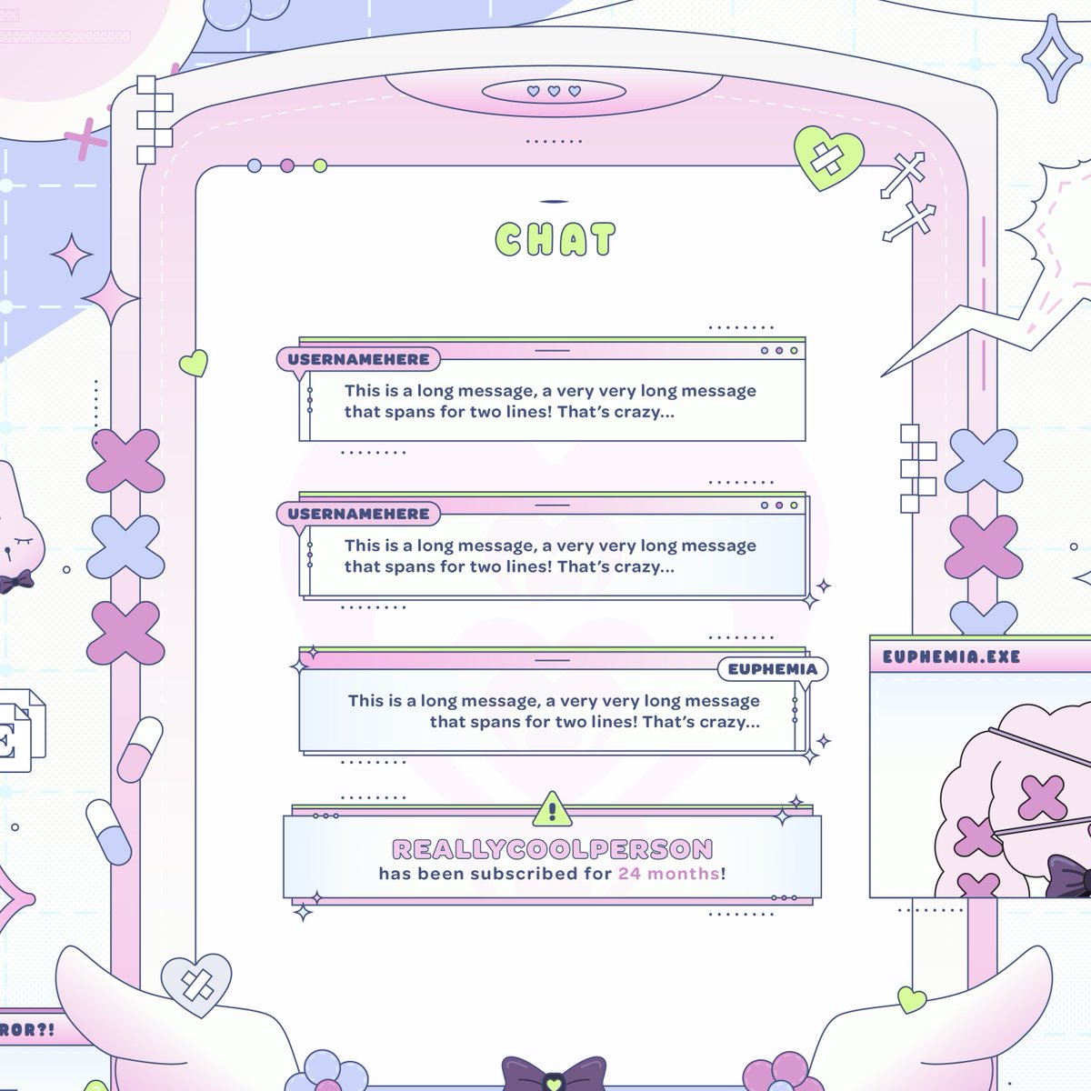 — wip 🐇💗
i'm addicted to this overlay style~ #VTuberAssets