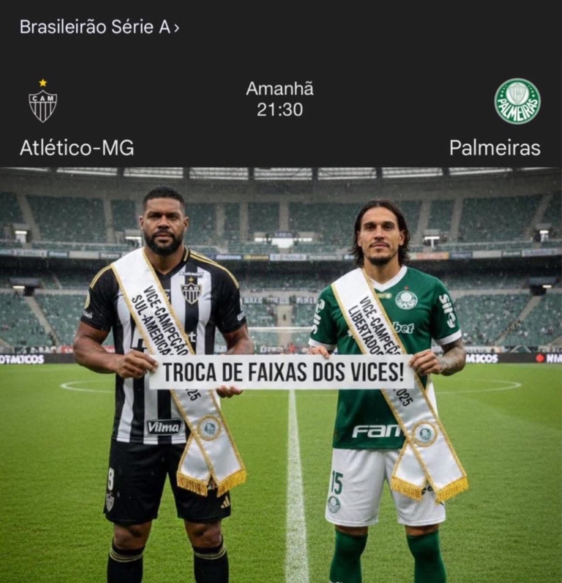 SEMCOPA SULAMERICANA!
DESGRAÇA ETERNA