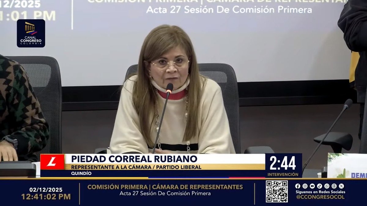 <a href="/MiguelPoloP/">MIGUEL ABRAHAM POLO POLO</a> <a href="/luzpastrana/">Luz Pastrana L. 🇨🇴</a> <a href="/AlirioUribeMuoz/">Alirio Uribe Muñoz</a> <a href="/suarezvacca/">Pedro Suárez Vacca</a> <a href="/piedadcorrealru/">Piedad Correal Rubiano</a> anuncia que radicó 23 proposiciones al proyecto de ley de las cuales fueron avaladas 15. Las demás las dejará como constancia en el debate de plenaria de la cámara. #DemocraciaAmbiental