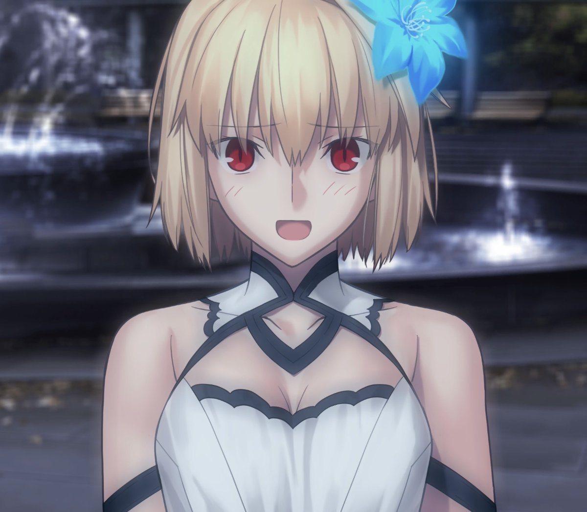 cymirian's tweet image. Daily Arcueid #73
Her cutest outfit I’m so in love 😖