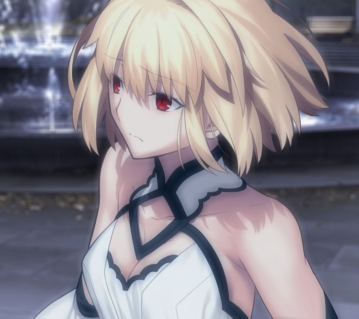 cymirian's tweet image. Daily Arcueid #73
Her cutest outfit I’m so in love 😖
