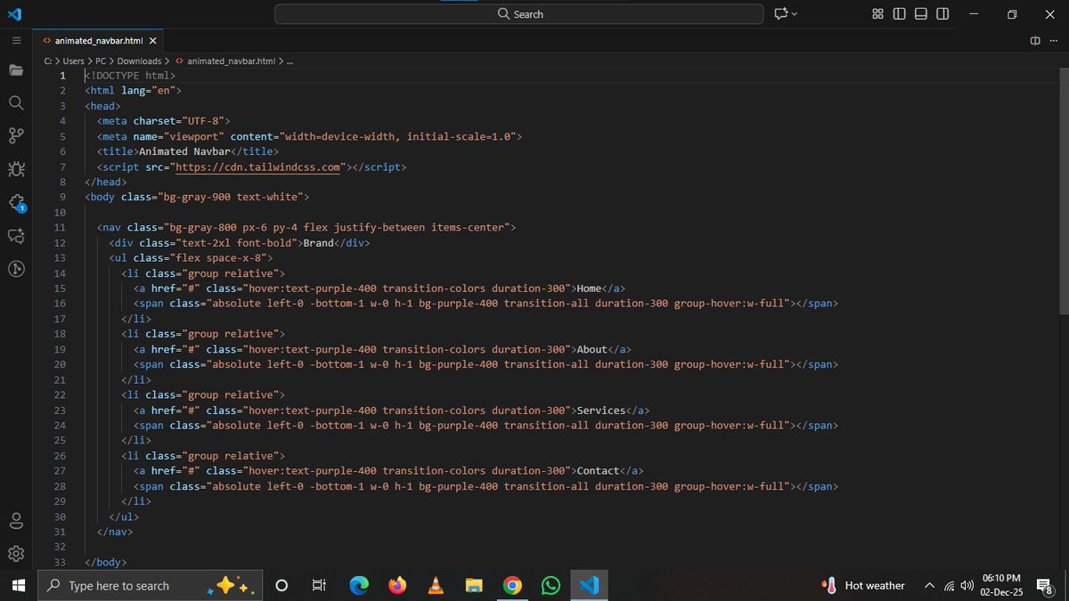 Oba_thedev's tweet image. Spent the afternoon crafting an animated navbar.
Smooth hovers, subtle easing, clean interactions.
First time building one without Flowbite… send applause 😂
Short demo attached.
#UI #FrontEndDev