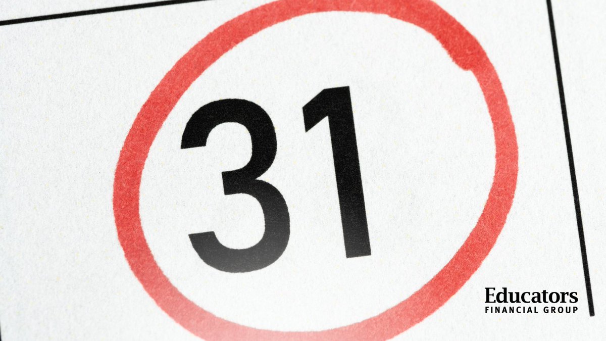 As 2025 draws to a close, don’t miss out on key tax and investment benefits. Schedule a financial review today with <a href="/EducatorsFG/">Educators Financial Group</a> to ensure you’re on track to meet all of your goals for the year ahead, and beyond. Visit bit.ly/3M2pwp0. #EFGtips