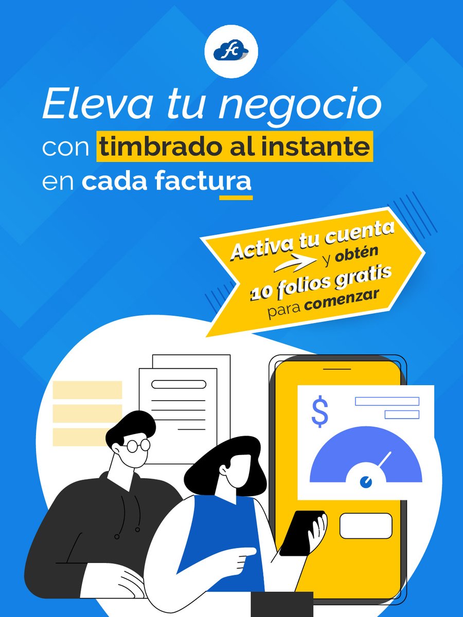 FiscalCloud's tweet photo. Cada segundo cuenta cuando tu negocio está creciendo.
Con FiscalCloud, timbras sin esperar y avanzas sin frenar. https://t.co/4DsJSPVcMn