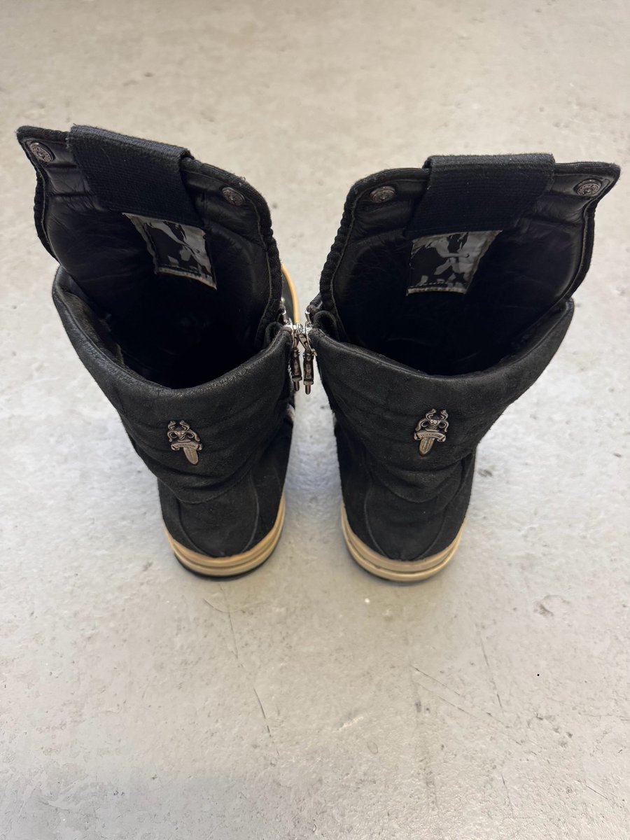 Chrome Hearts x Rick Owens Blistered Lambskin Geobaskets