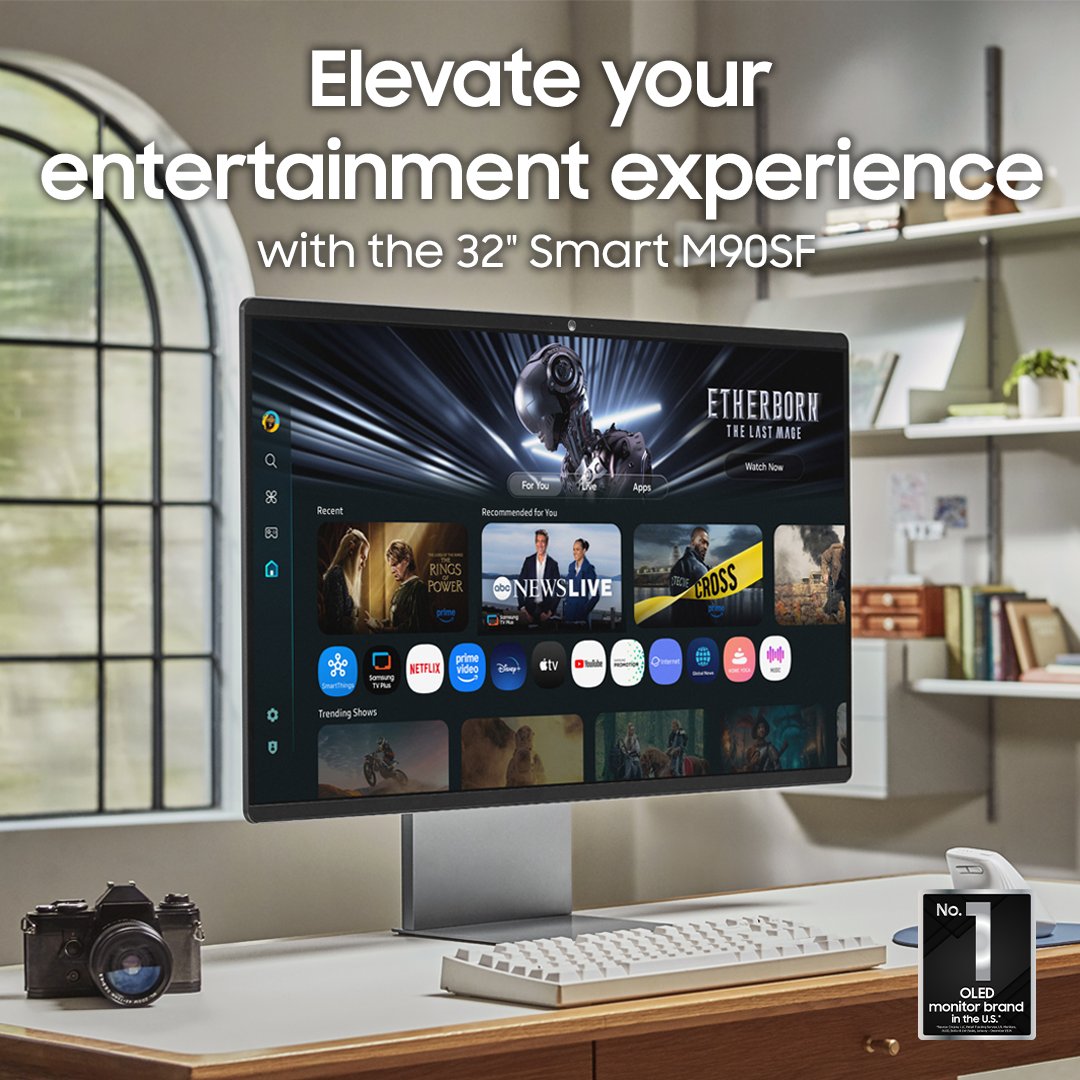 SamsungUS's tweet image. Stop the endless scroll, and start seeing more. Your search for a new monitor ends here with a single screen built to upgrade your edits, precision plays, and late-night marathons. 

If you’re ready for a fresh start, it’s the best time of year: bit.ly/48K9gSk