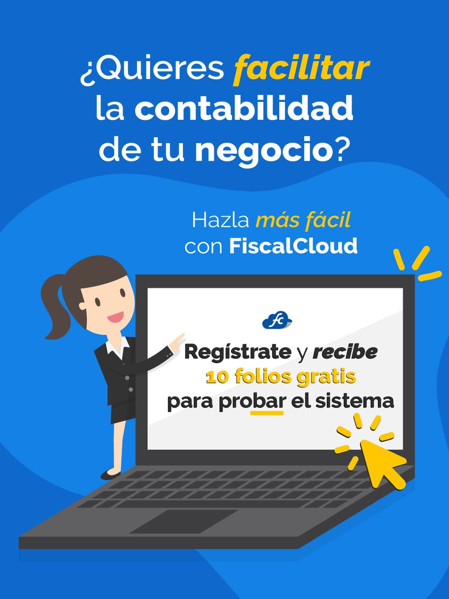 FiscalCloud's tweet photo. Tu empresa no debería perder tiempo en la facturación.
Optimiza tu contabilidad con una plataforma diseñada para negocios como el tuyo.
Regístrate hoy y aprovecha tus 10 folios gratis.
Empieza a facturar fácil con FiscalCloud. https://t.co/szQw2OvlZH