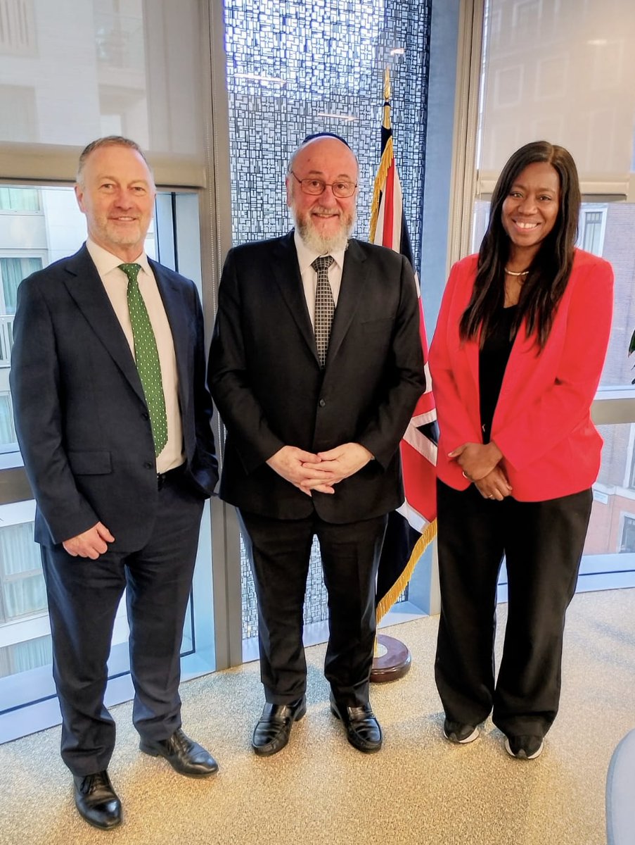 A welcome opportunity to have a constructive meeting this afternoon with Secretary of State for Housing, Communities and Local Government, Rt. Hon. Steve Reed MP, and Minister for Faith, Miatta Fahnbulleh MP. We discussed the urgent need for a wide-ranging approach to tackling