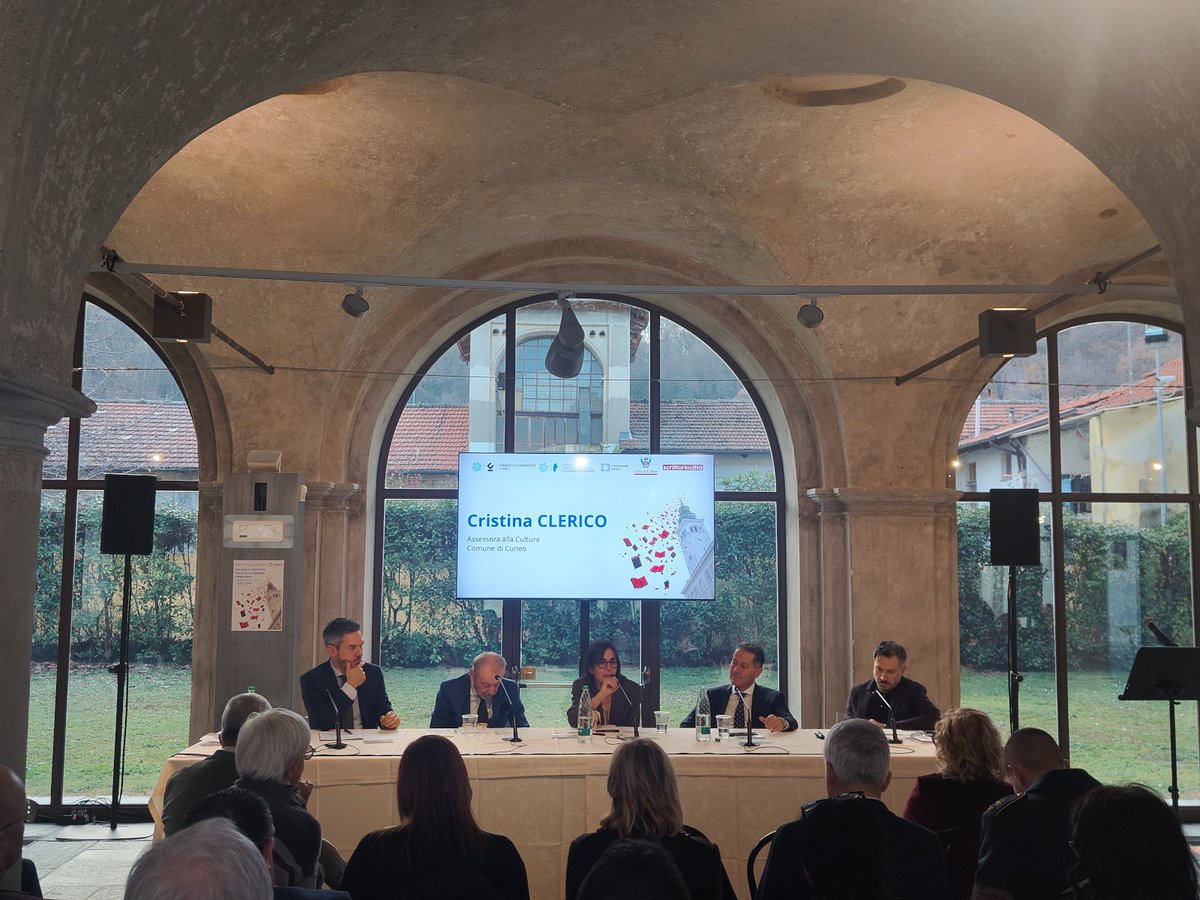 lucacrosetto70's tweet photo. Al Filatoio di Caraglio presentato il Focus sul sistema culturale e creativo della provincia di Cuneo della #CCIAA. La cultura come motore di #sviluppo e #innovazione: orgogliosi di sostenere un settore che genera valore, occupazione e identità. #Cuneo #Cultura #ImpresaCulturale https://t.co/xYQ2oeBbIR