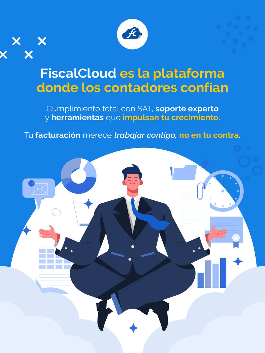 FiscalCloud's tweet photo. La confianza se construye con resultados.
En FiscalCloud trabajamos de la mano con contadores y PYMES para que facturen más rápido, con menos errores y con el respaldo de una plataforma certificada por el SAT.

#FiscalCloud #FacturacionElectronica #SAT #ContadoresMexico #PymesMX https://t.co/ddtand4UVO