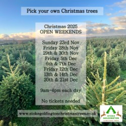 🎄 Our lovely Christmas tree outside Broughton Pavilion has arrived — and it’s a beauty!
Huge thanks to Stoke Goldington Christmas Trees who were absolutely fantastic. 🌟

If you’re after a real tree this year, definitely check them out! 🌲
👉 stokegoldingtonchristmastrees.co.uk