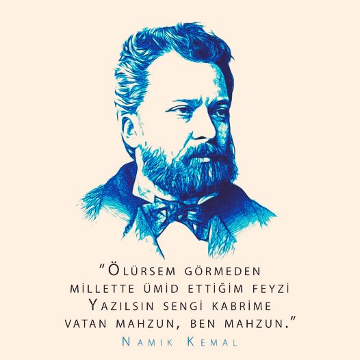 <a href="/KadriyeHusrevAy/">Optimist</a> Ölürsem görmeden,
Millette ümit ettiğim feyzi,
Yazılsın sengi kabrime,
VATAN Mahzun,
Ben Mahzun...!!!
#NamıkKemal
🇹🇷🇹🇷🇹🇷