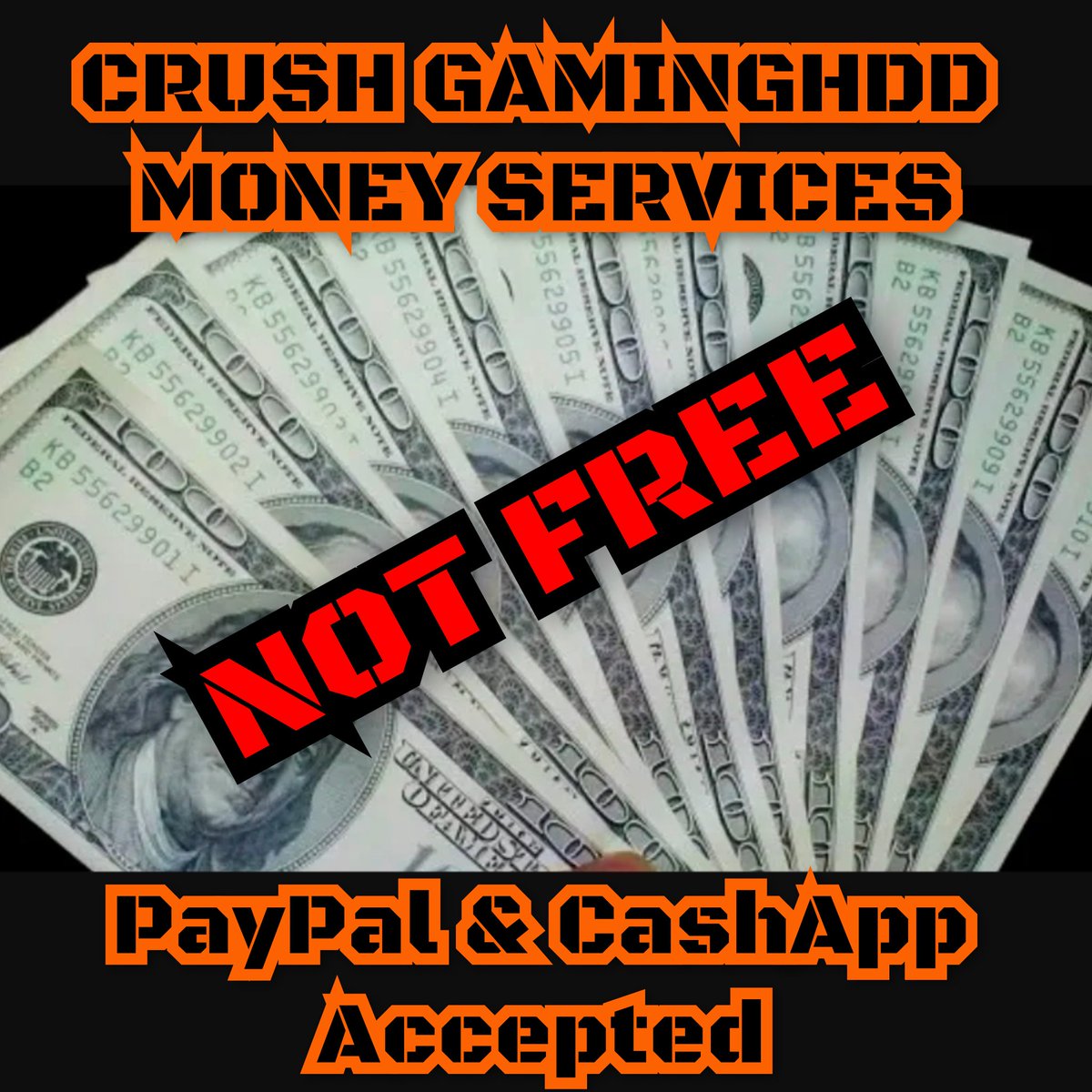 (Part 2) 

Honestly if you go  the Shark Card way youll see we are 95% cheaper than that route. So please dont expect millions for FREE. 

Just had to put that out there. I know its a game, but it takes time and work to get you what you want. 

Thank you,

CRUSH GAMINGHDD
