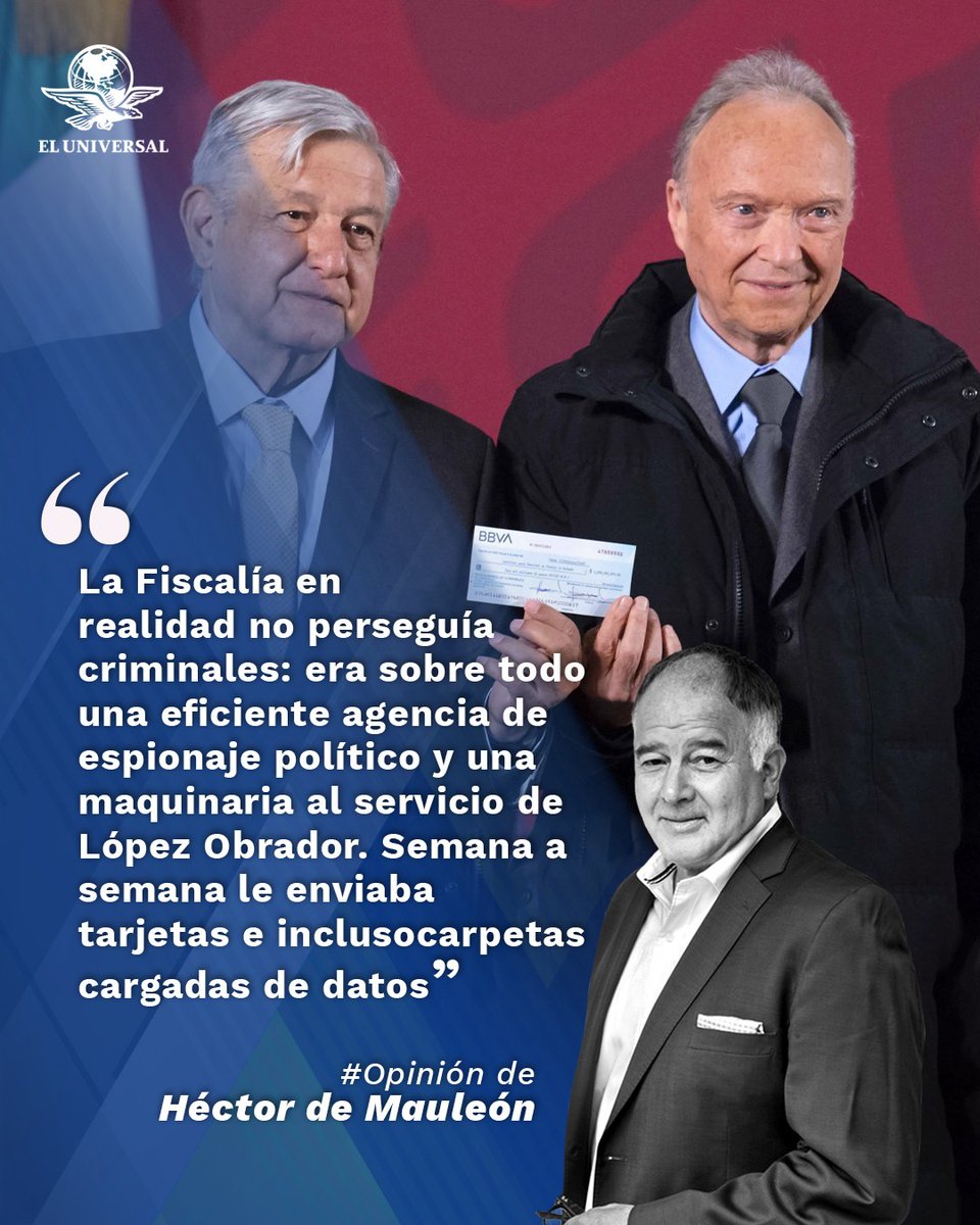El_Universal_Mx's tweet image. &quot;Fue, en efecto, la filtración del caso Rocha Cantú, empresario que sin aviso se había convertido en testigo protegido, la gota que derramó el vaso, y llevó a su fin la era Gertz.&quot; #OpiniónPlus de @hdemauleon 

eluniversal.com.mx/opinion/hector…