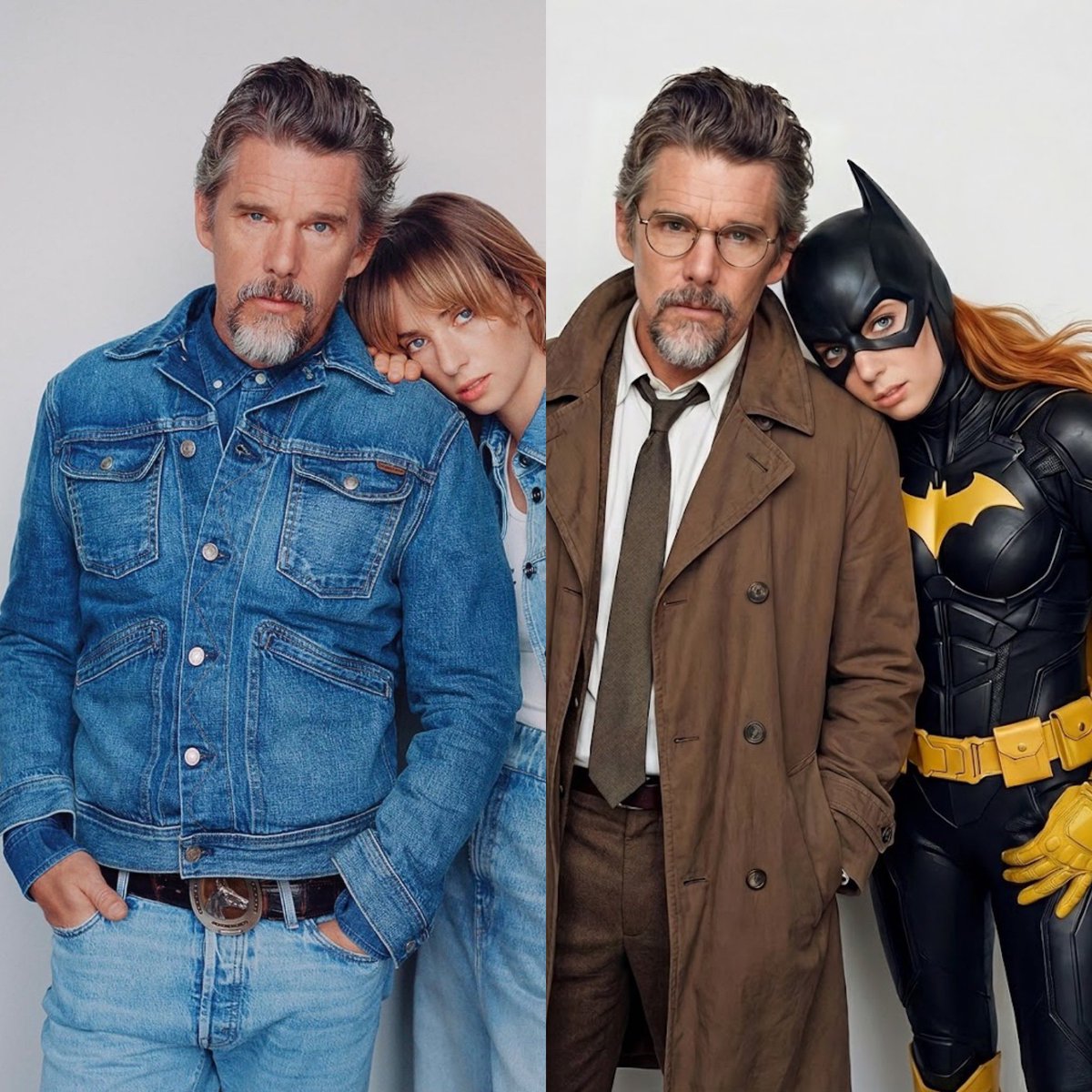 multi_nerdz's tweet image. 📷⚡ Ethan Hawke e Maya Hawke como Comissário Gordon e Batgirl…

O que achariam desse cast? O adm acha que ficaria incrível!

#multinerdz #dc #dcu #batman #batgirl