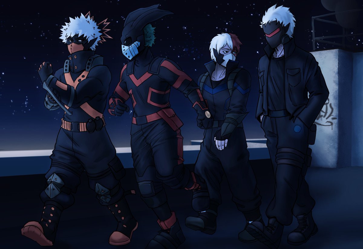404dum8itch's tweet photo. Done another art commission for the wonderful @SOverlord17. Check out the story behind the illustration! 
 Their work: Three Sons and a Hero by Sinoverlord3114 
#mha Summary and link in the comments! https://t.co/OgSu1FZRxt