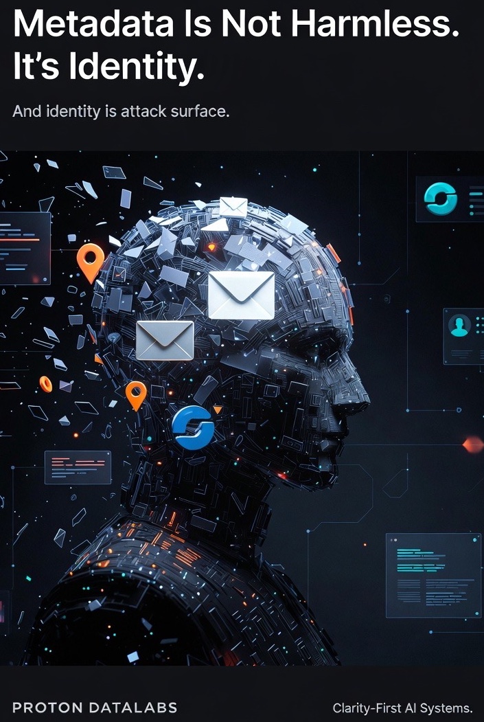 protondatalabs's tweet image. @OpenAI  disclosed a @mixpanel analytics (third-party vendor) breach last week.

A reminder: 

Metadata is not harmless. Metadata is identity. And identity is attack surface.

#ProtonDatalabs #AItrust #midmarket