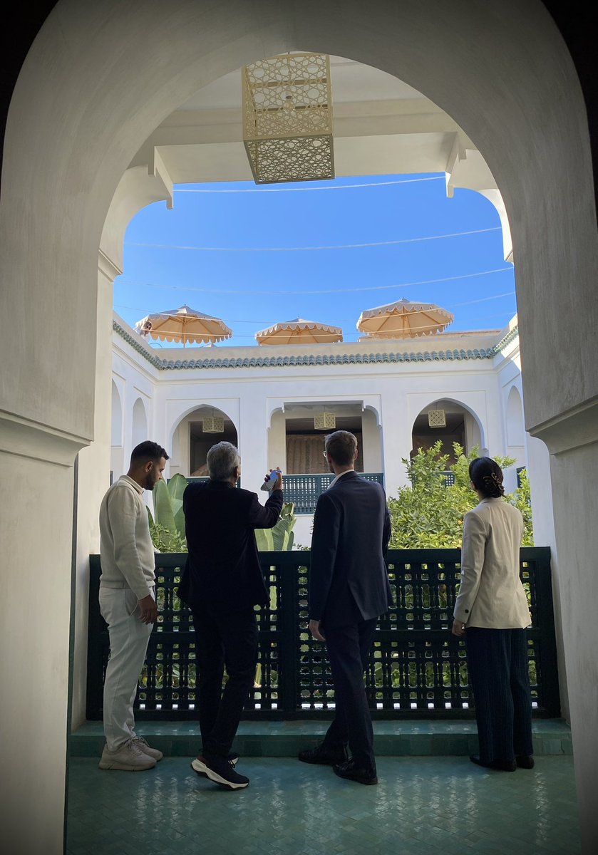 AlexPinfieldUK's tweet photo. Tea, a story of two traditions 🇬🇧🇲🇦 that continues to brew!
In Marrakech today, I visited the 1112 Tea Museum, exploring how the UK and Morocco’s rich tea heritage and traditions intertwine. A true celebration of the tradition that brings our two kingdoms together. https://t.co/XKbHfGvv1t