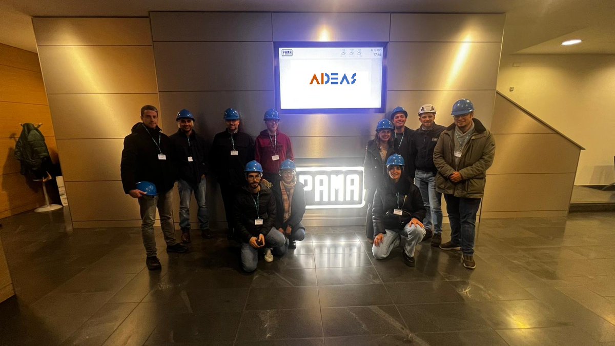 AIDEASProject's tweet image. Today we visited the PAMA factory, AIDEAS pilot, for the Final Review rehearsal. 

It is impressive to see Smart Retrofitter, Condition Evaluator, Fabrication Optimiser, PM, and Machine Passport working together on the plant floor. 

Everything is ready for the final Review!
