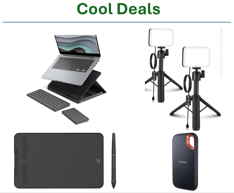 🆒Cool Deals - December 2, 2025 - Logitech, Neewar, XP-Pen, SanDisk

onecooltip.com/2025/12/cool-d…

📱 #Logitech Casa Pop-Up Desk
💡 #Neewer LED Panel Light - 2 Pack
🎨 #XP-Pen Deco Mini Digitizer Tablet
📸 #SanDisk Extreme Portable SSD 1TB

#electronics #gifts #CoolDeals #OneCoolTip