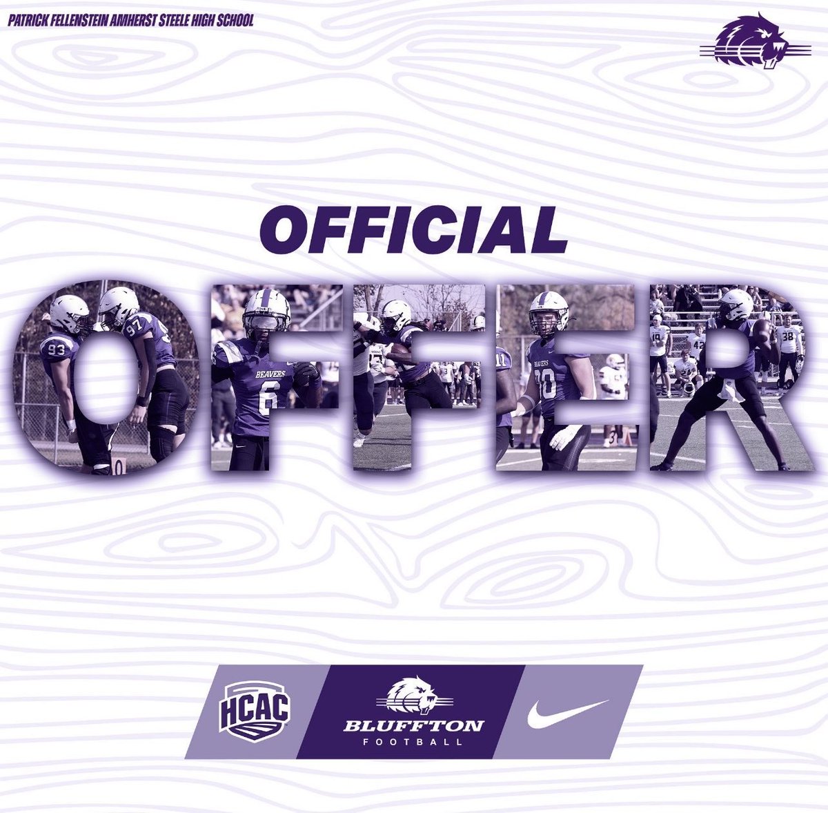 Blessed to receive an offer to play football at Bluffton University! Thank you <a href="/CoachHedden/">Chris Hedden</a> for the opportunity.
<a href="/CoachChad_T3/">Coach Chad</a> <a href="/CoachTThome/">Tom Thome Jr</a> <a href="/BlufftonFB/">Bluffton Football</a> <a href="/thelinemanlab/">The Lineman Lab™️</a>