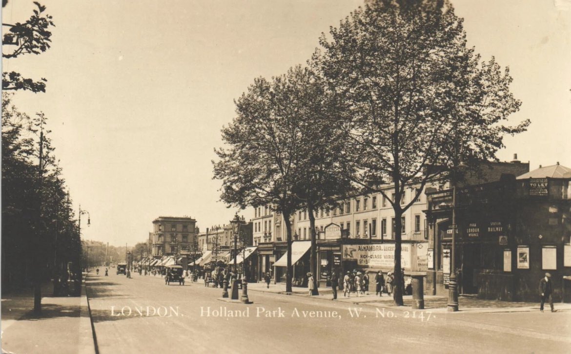 Holland Park Avenue c 1905