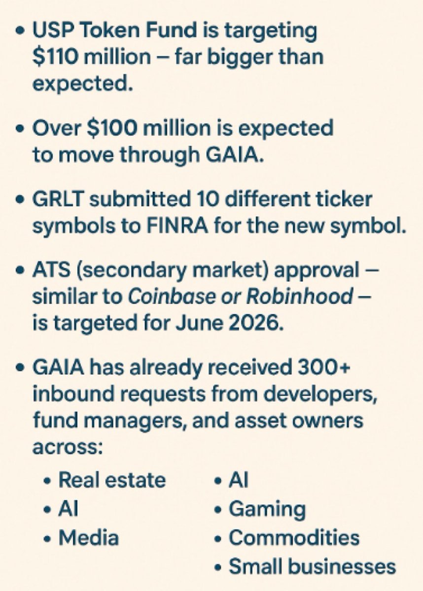 sathyabrc's tweet image. $GRLT has more items in the pipeline. One of the best stocks to own — no RS, no dilution, and the CEO aims to take this to NASDAQ.

@johnneyyzhang
@Primior