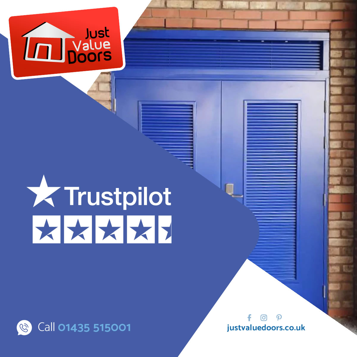 JustValueDoors's tweet image. Get the balance of strength and airflow 🌿
Our Louvre Doors are built for lasting performance and effortless ventilation.
🎟️ Save 10% this week with code SLD39EM2
🔗 Design Yours

➡️ loom.ly/YVtP7_I

#VentilationDoors #LouvreDesign #AirflowSolutions #MadeInBritain