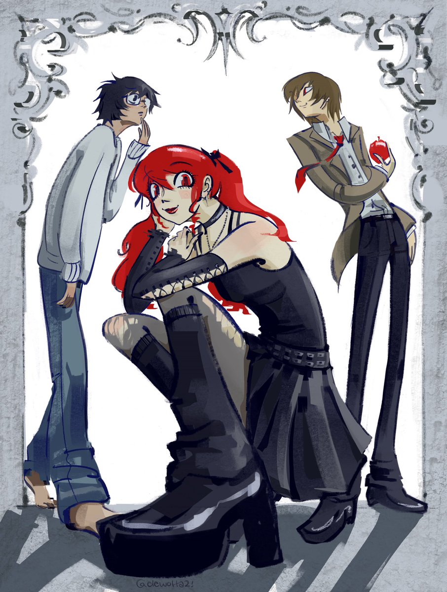 dewotta2's tweet image. #P5R #DEATHNOTE