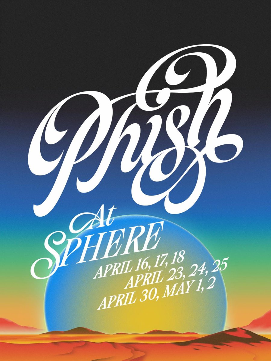 consequence's tweet image. Phish are returning to the Las Vegas Sphere in 2026