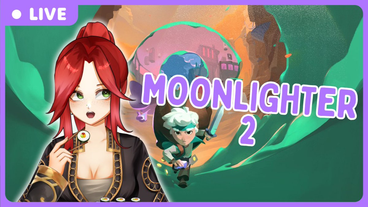 MaekaAmaya's tweet photo. 🔴 Going Live 🔴
Checking out Moonlighter 2: The Endless Vault Early Access #keyprovided
Links below https://t.co/bMXvsCwEEB
