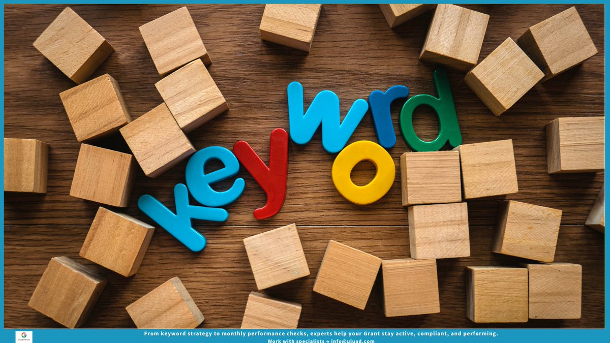 UluadM's tweet image. From keyword strategy to monthly performance checks, experts help your Grant stay active, compliant, and performing.
Work with specialists → info@uluad.com
#KeywordOptimization
#nonprofit
#GoogleAds
