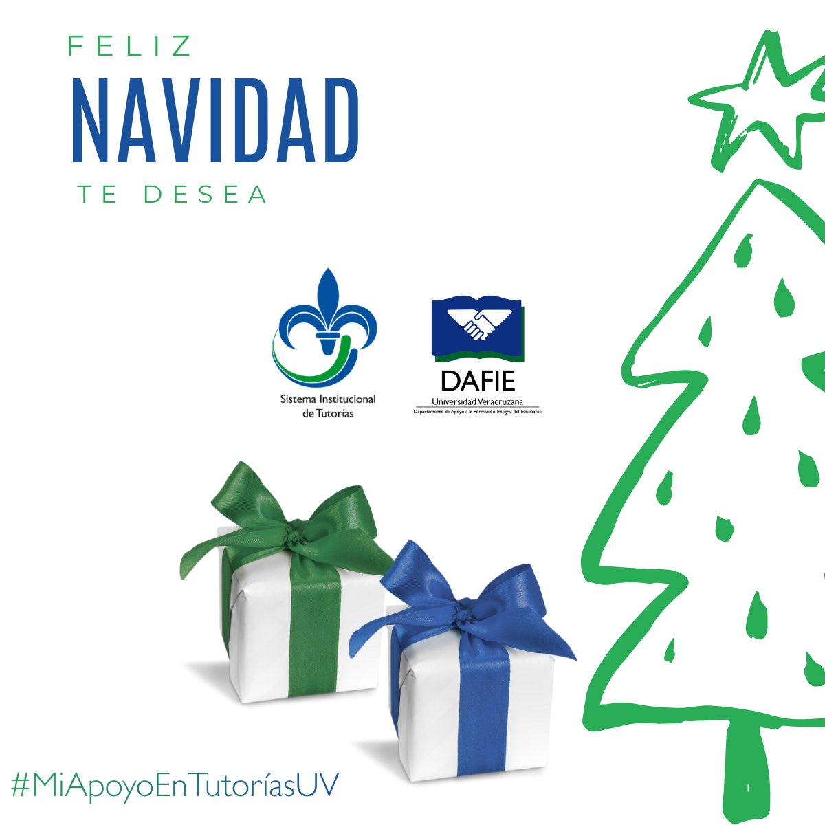 #ComunidadUV

A todas y todos nuestros seguidores les deseamos una feliz navidad, esperamos que celebren este día con sus seres queridos y que disfruten de la compañía y buena comida. 🎄☃️

#MiApoyoEnTutoríasUV