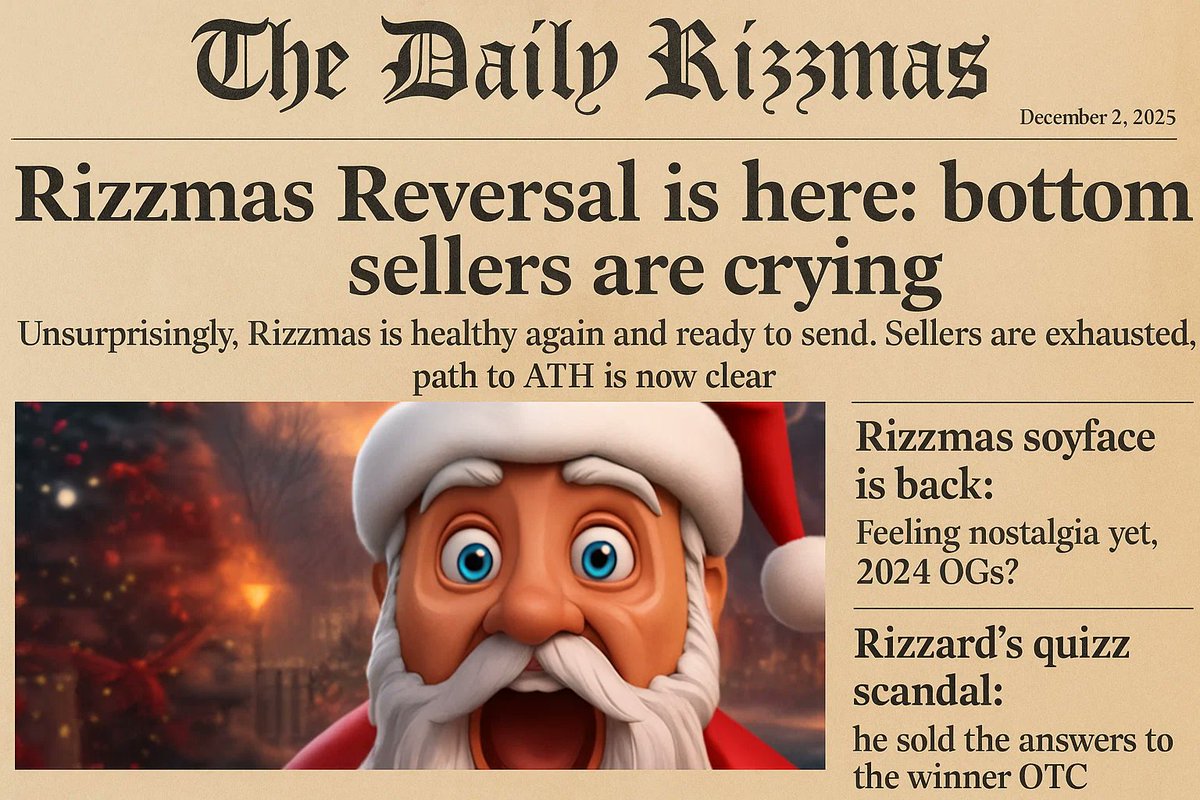 Daily Rizzmas everyone ! Get your edition of the daily Rizzmas !