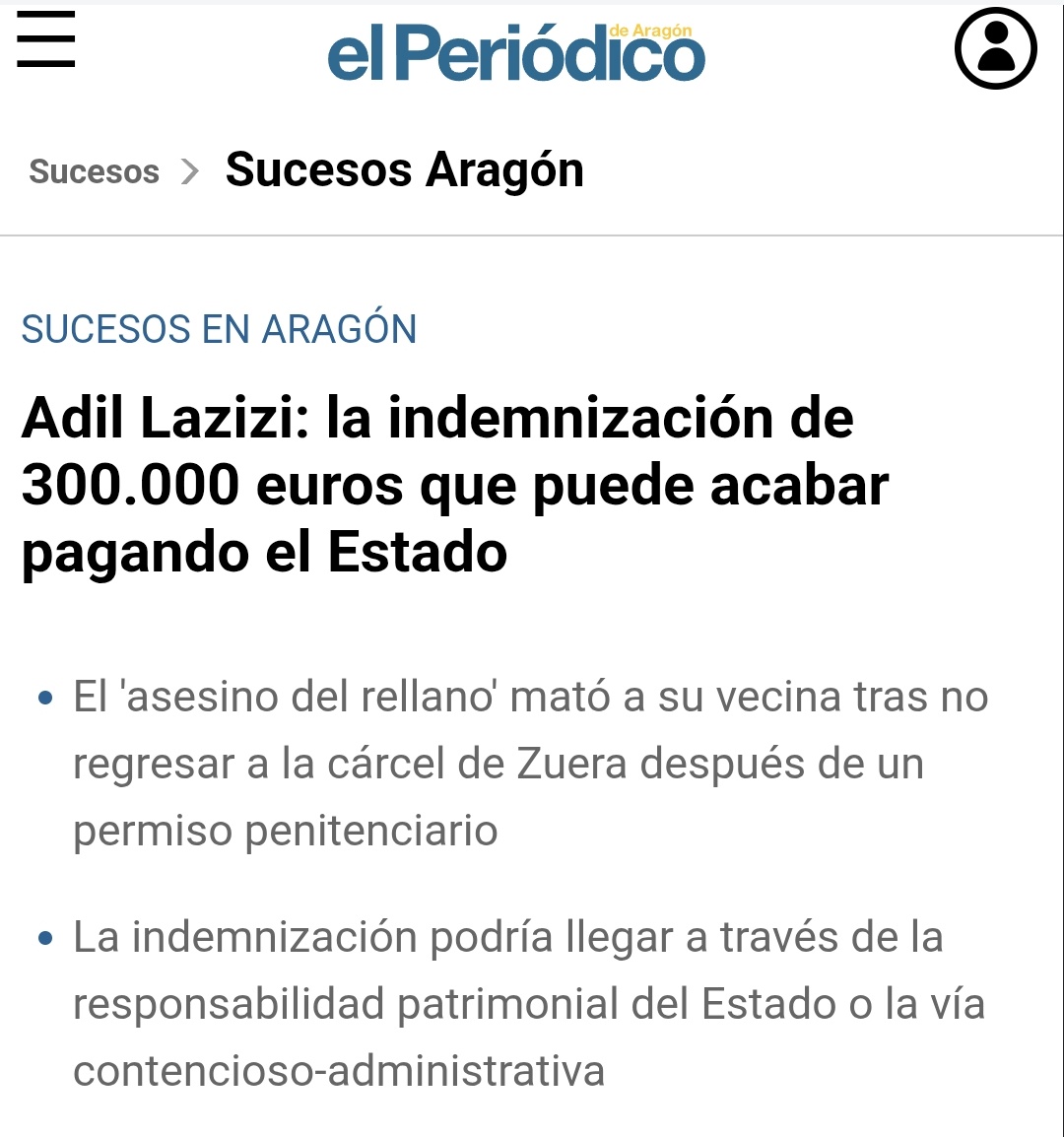 JosemaVallejo's tweet image. Adil mató a una chica y lo metieron a prisión. Como se portaba bien, salió de permiso. No regresó y vivió con normalidad fugado dos años y medio fugado sin que nadie lo buscara. Como se aburría, mató a otra chica.

Indemnización sí, ¿y qué? Ninguna dimisión, ningún responsable.