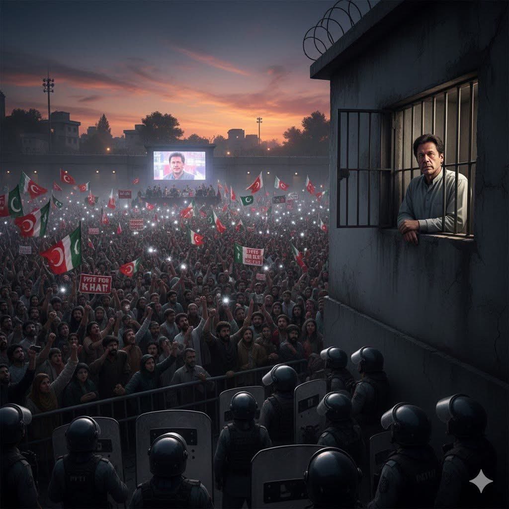 <a href="/ImranKhanPTI/">Imran Khan</a> قید تنہائی کاٹنا انتہائی تکلیف دہ عمل ہے لیکن میں یہ صرف اپنی قوم کی خاطر برداشت کر رہا ہوں۔ جب تک قوم خود غلامی کی زنجیریں نہیں توڑتی، پاکستان پر مسلط مافیاز ایسے ہی اس کا استحصال کرتے رہیں گے۔💔